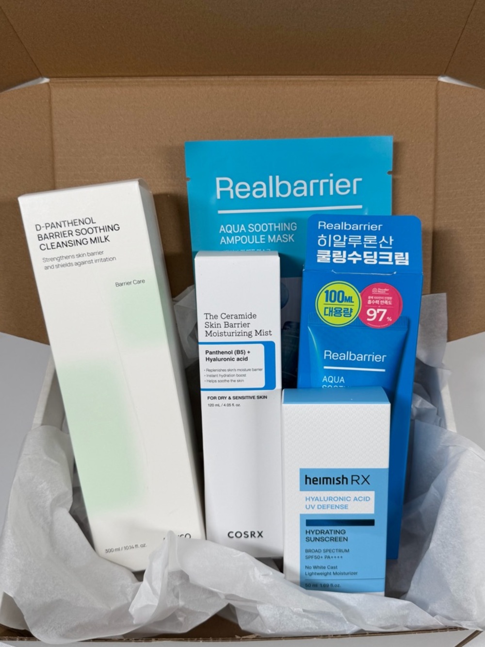 🔥 Korean Calming & Barrier Repair Skincare Set | Sensitive Skin Routine + SPF